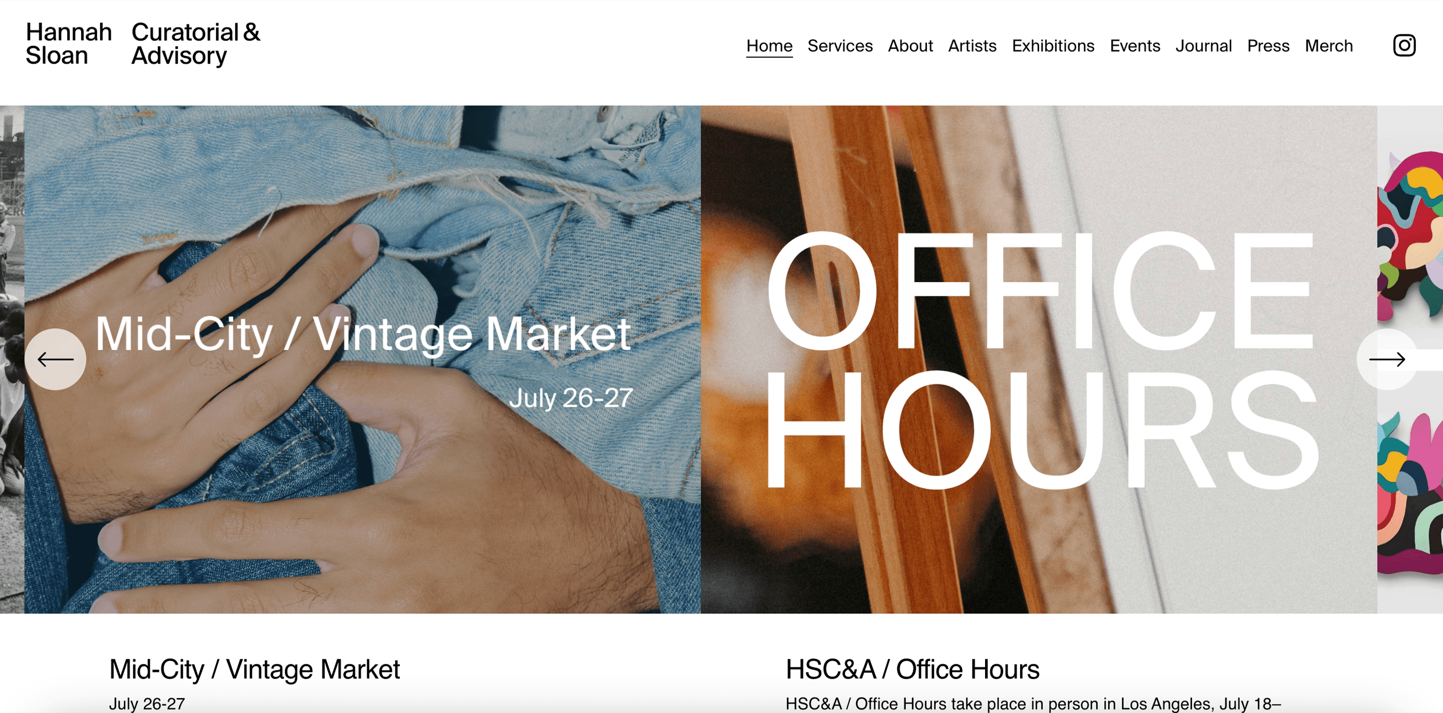 Hannah Sloan Curatorial & Advisory